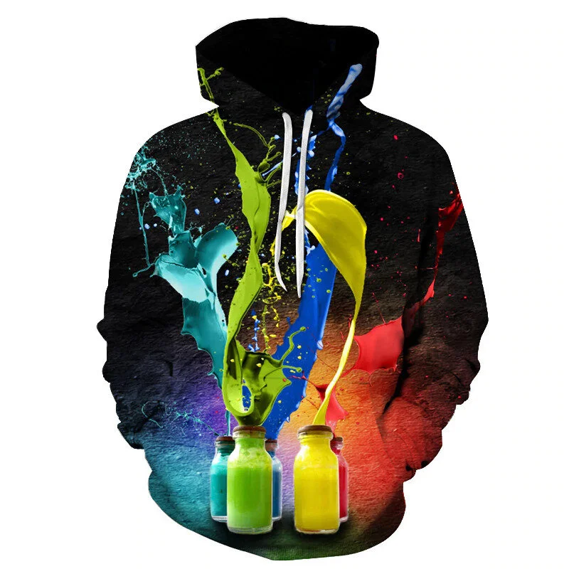 "Dancing Paint Black" Hoodie