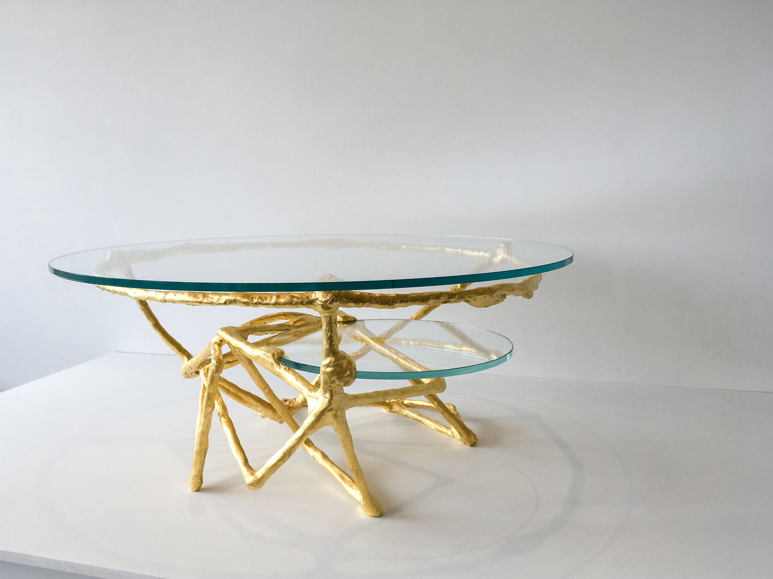 'Linear Downfall' Cocktail Table by zuckerhosen. Side view.jpg