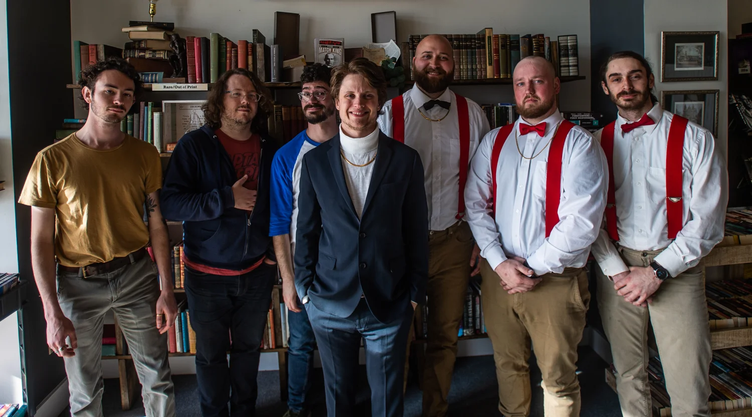 Pictured from left to right: Dan, Chris, Daniel, Brady, Jonathan, Heath, & Alex. Photo Credit Dan Busey