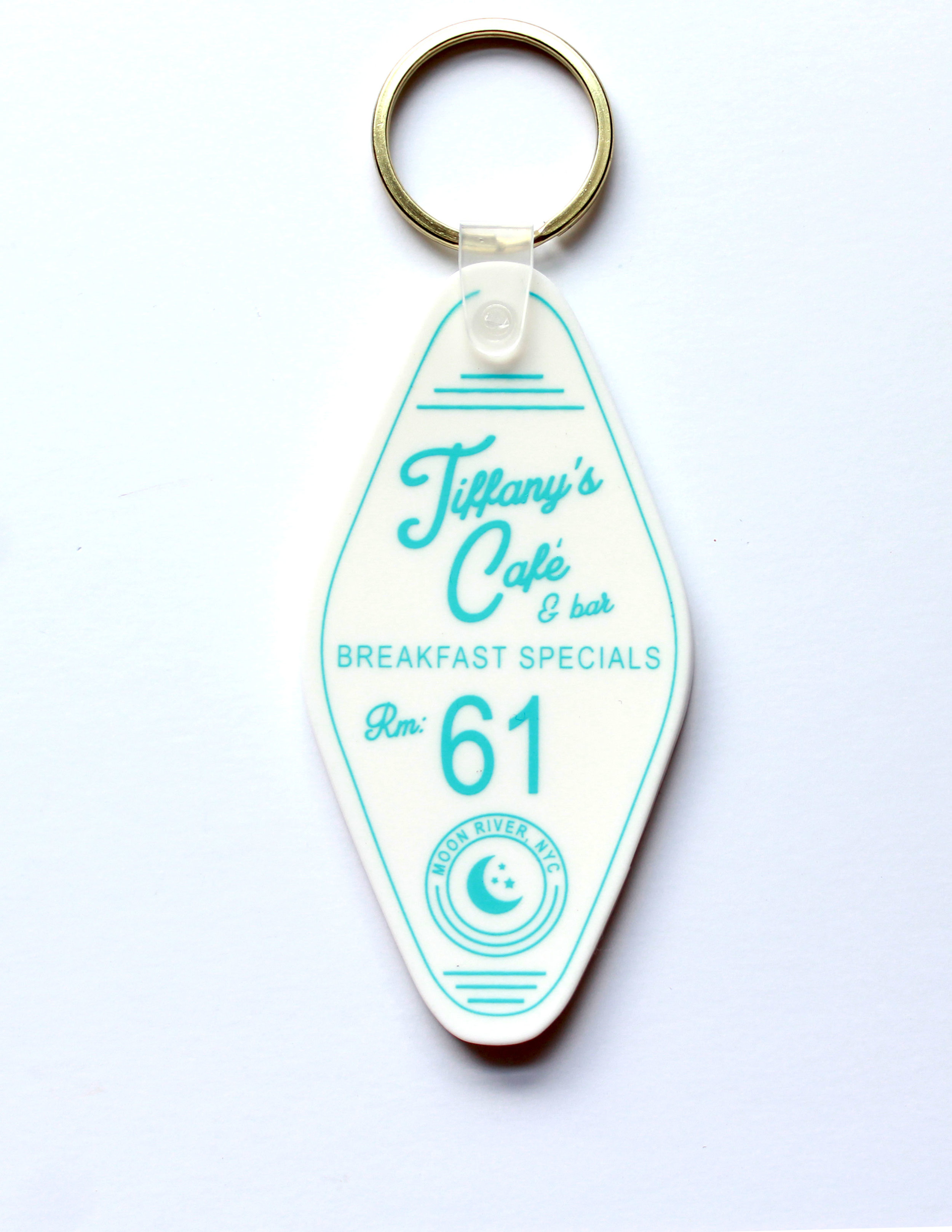 Blue Tiffany's Hotel Keychain 