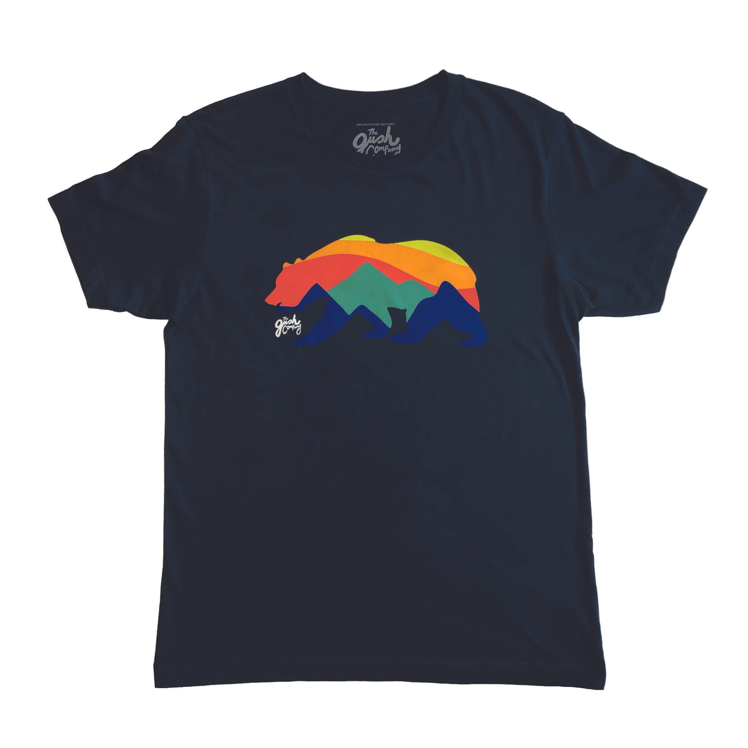 Unisex California Bear Tee - Midnight