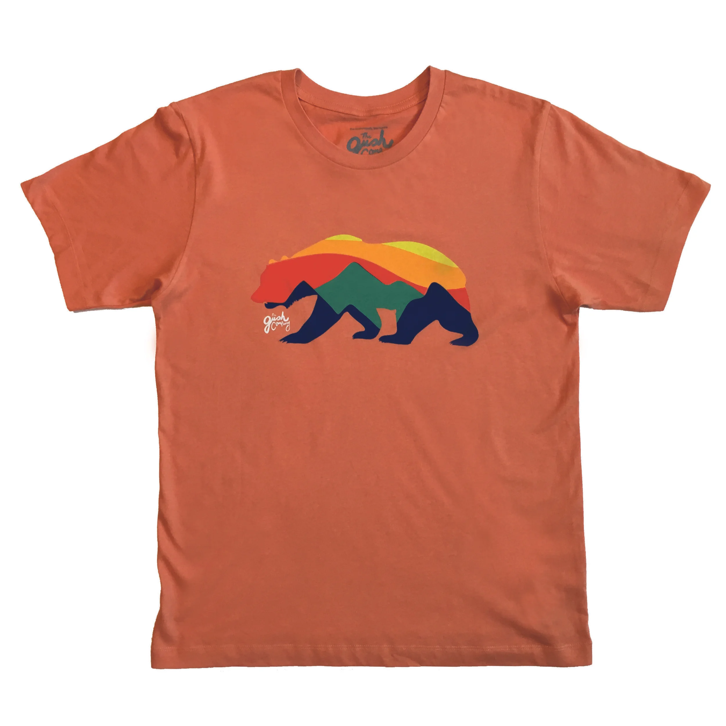 Unisex  California Bear Tee - Pumpkin