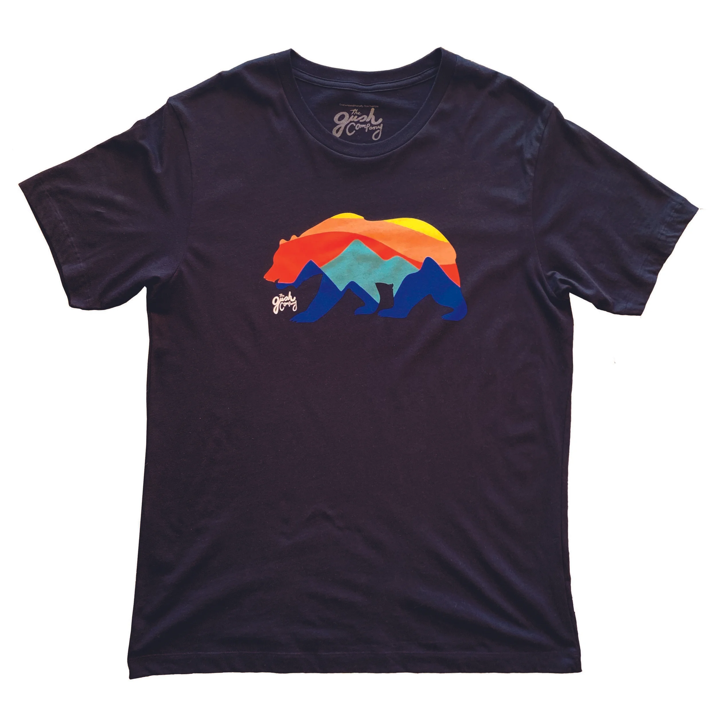 Unisex California Bear Tee - Black