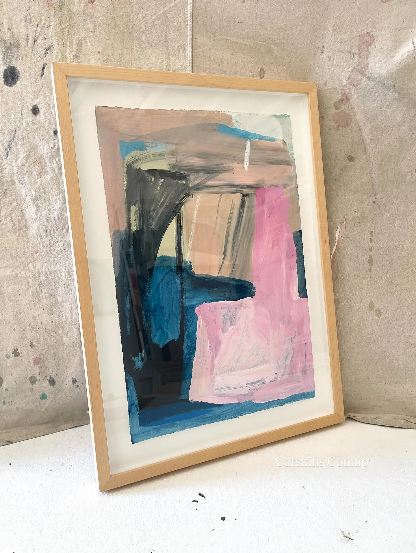 Never say never 🏄&zwj;♀️ Currently offering a few very special paintings, framed (in glass) for the first time ever. I love how these turned out &amp; am equally excited to take some of the guesswork off of your plate, especially in the thick of the