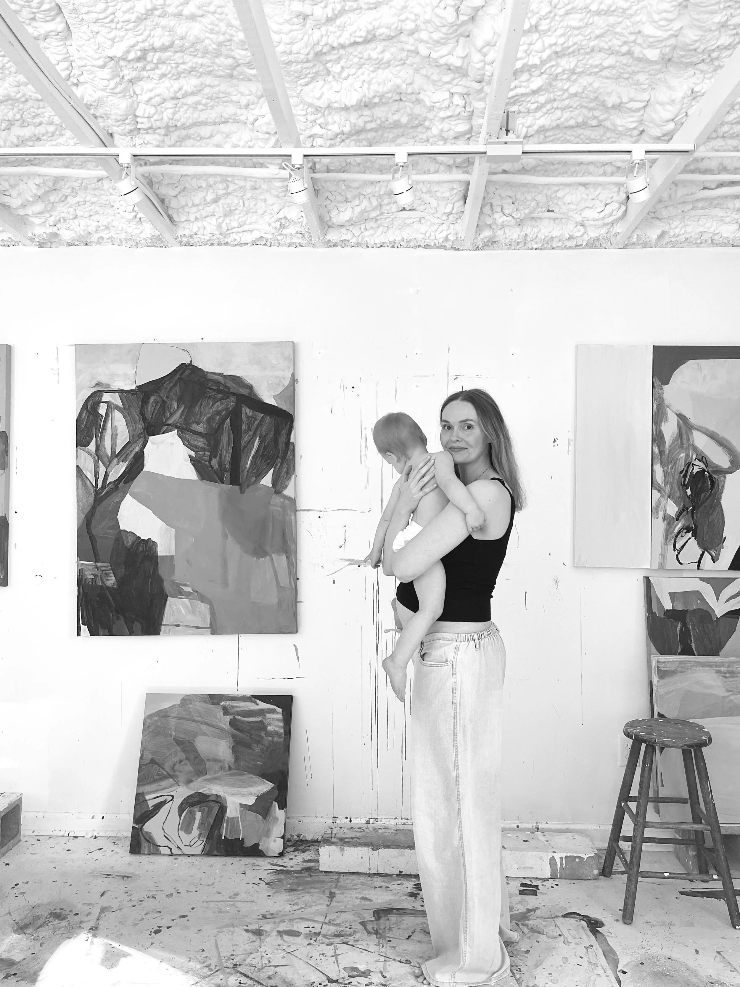 We&rsquo;re about to have our hands full in the studio 🧡 Big brother is ready! xx