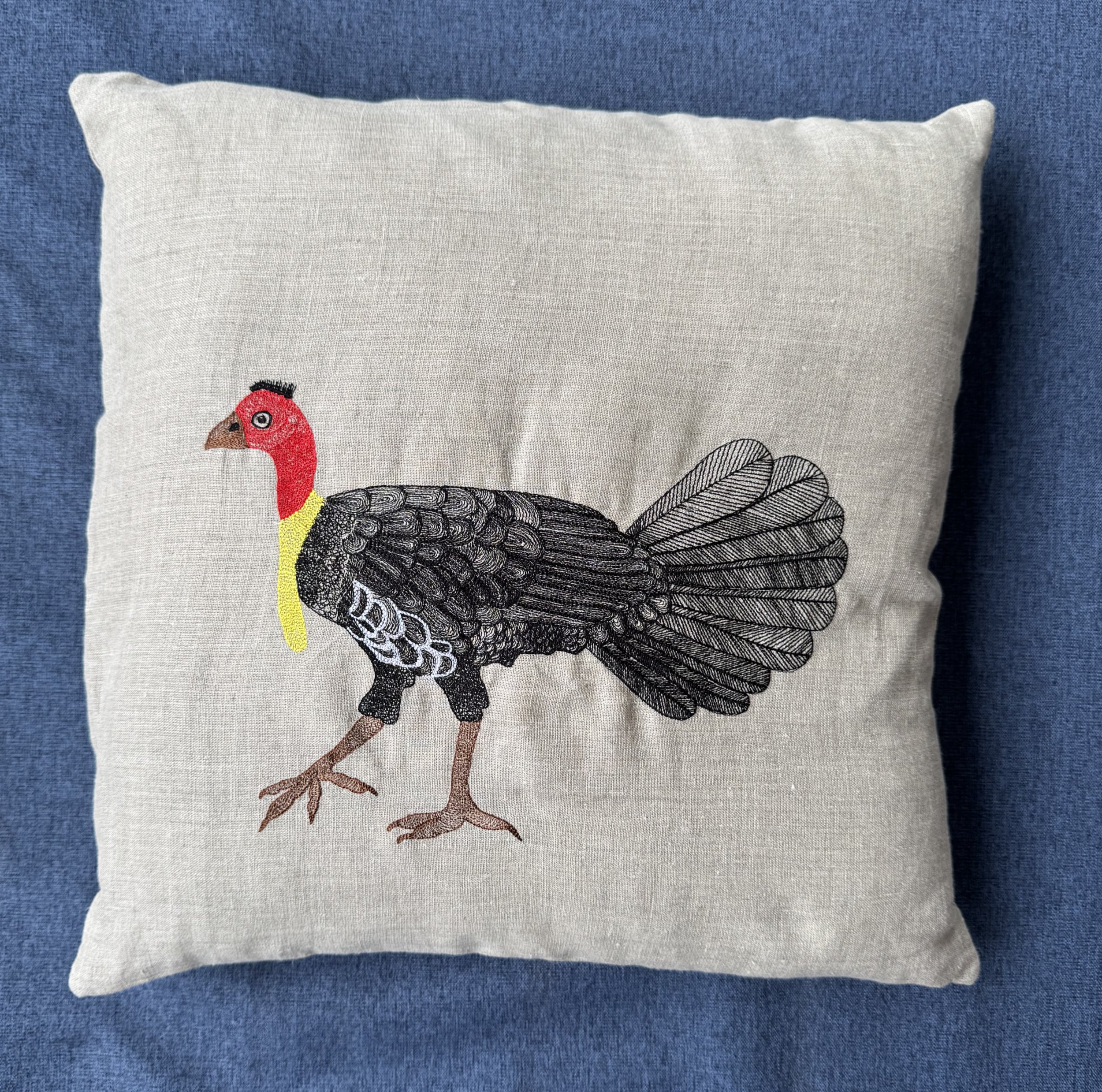 Bush Turkey Cushion