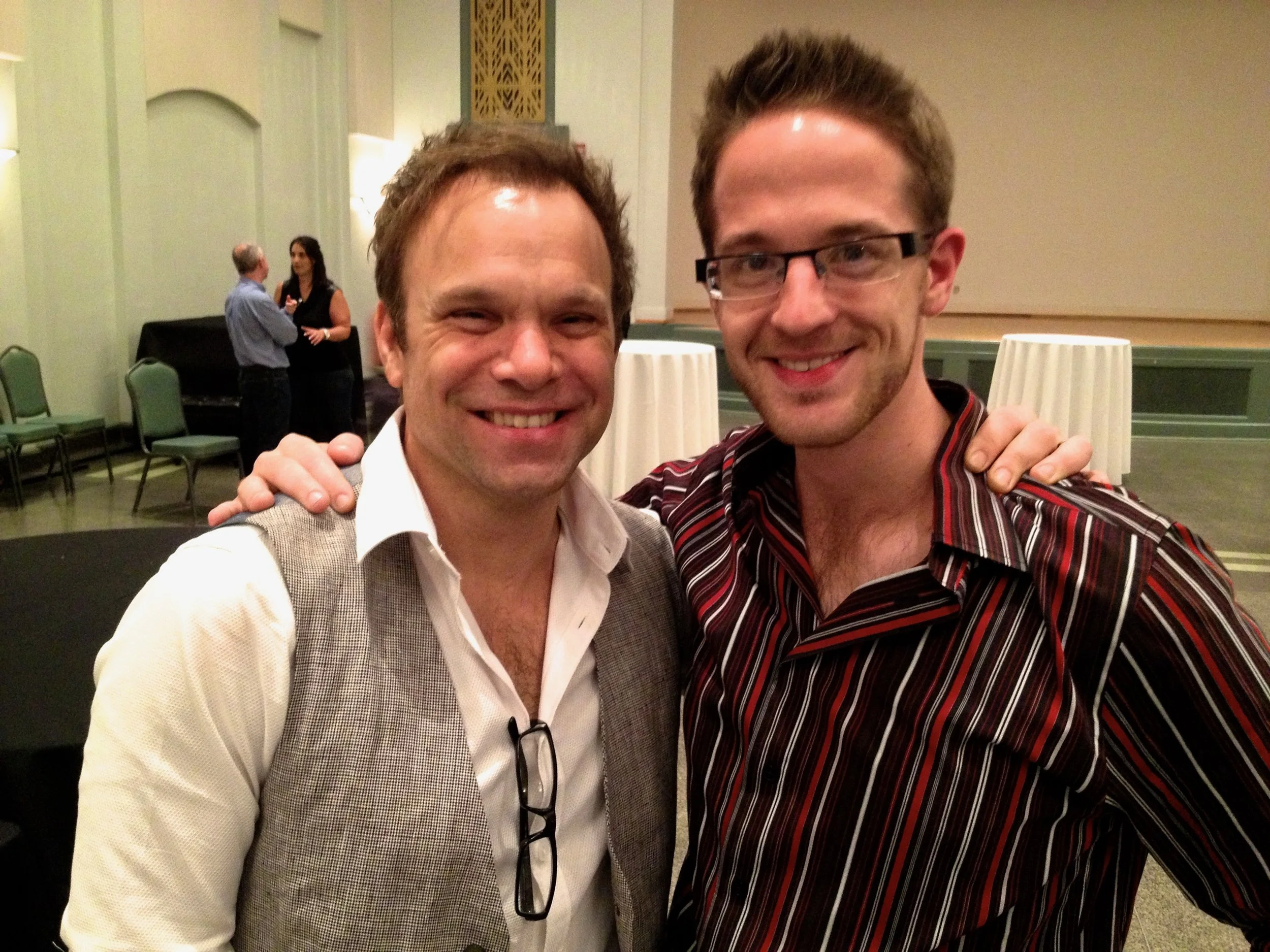 With Norbert Leo Butz