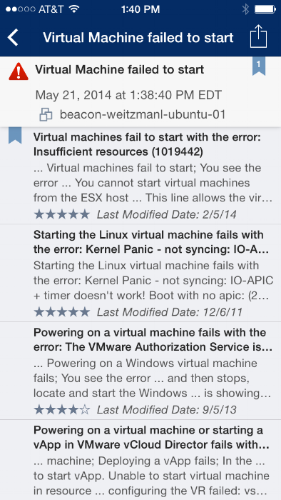 List of Articles Related to the Selected Alert