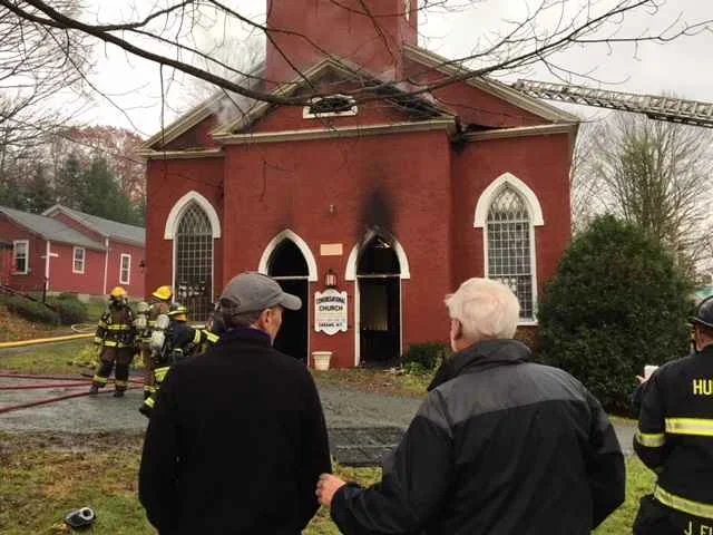 Canaan Church burns