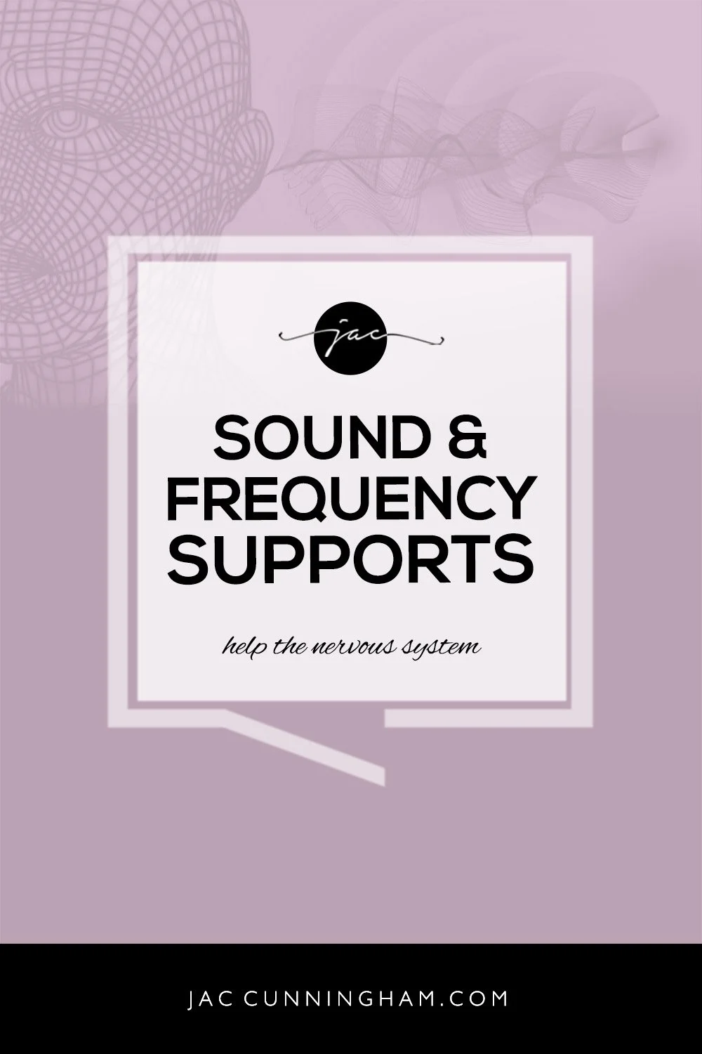 Sound & Frequency Supports cover image with ear and sound waves