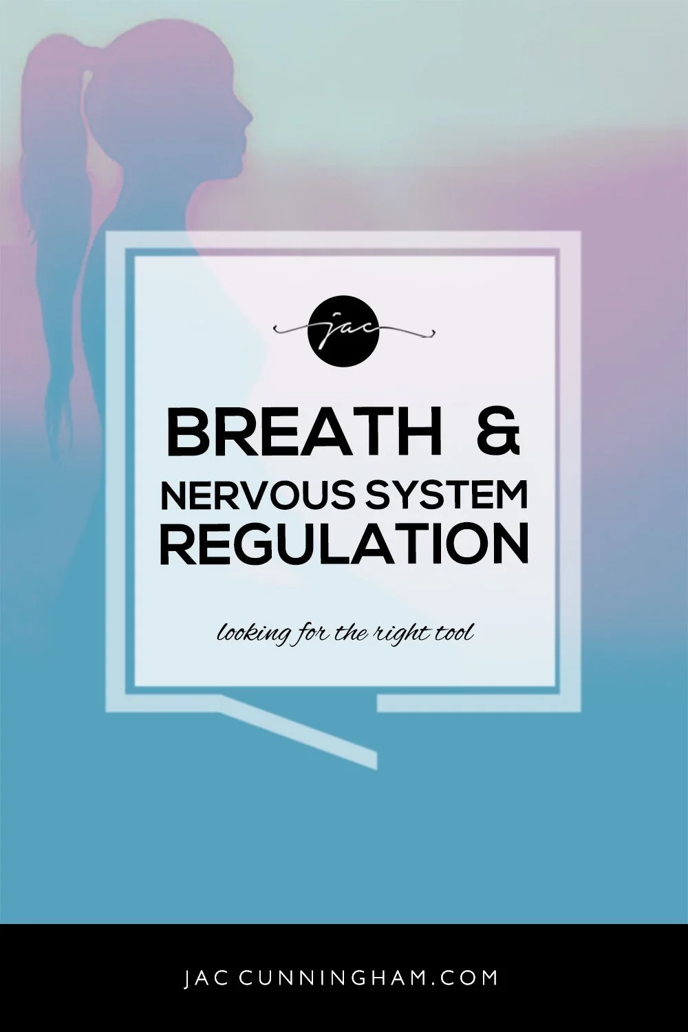 Breath & Nervous System title image with woman sitting