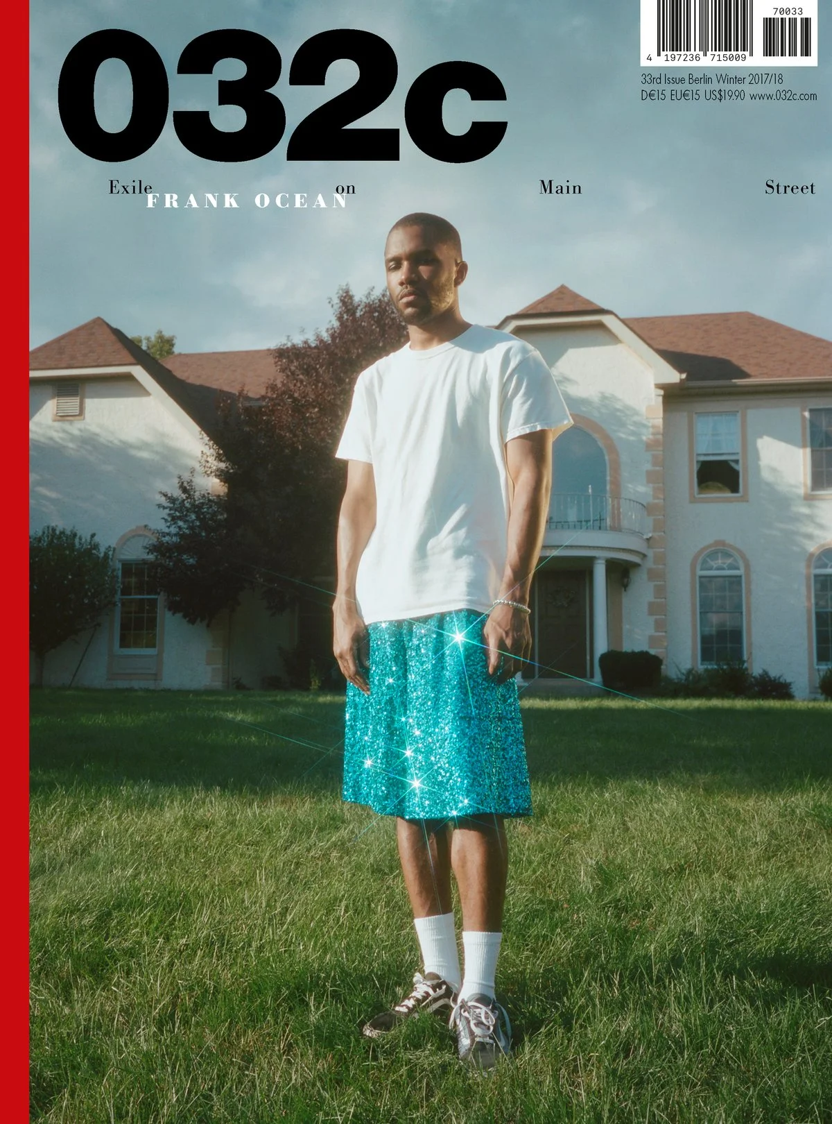 Frank Ocean featured on cover of ‘032c’ magazine #33