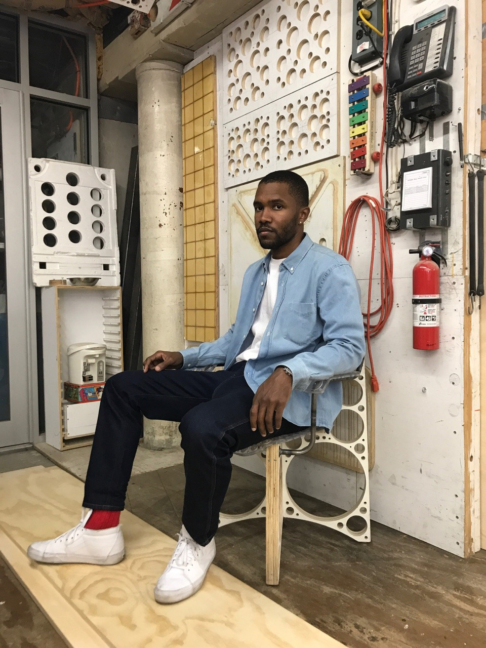 See How Frank Ocean Customized His Nike Tom Sachs Mars Yard