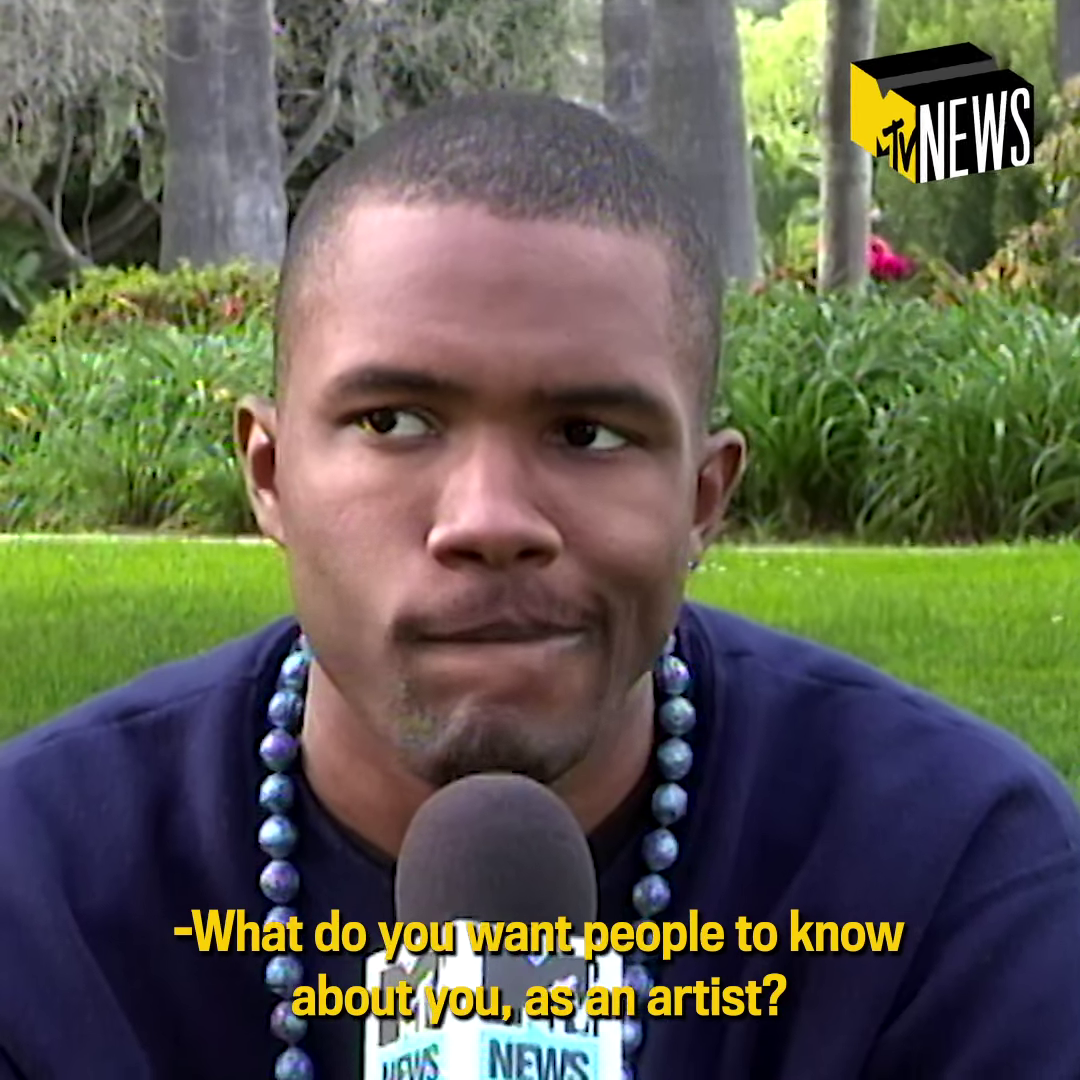 Frank Ocean interviewed by ‘MTV News’