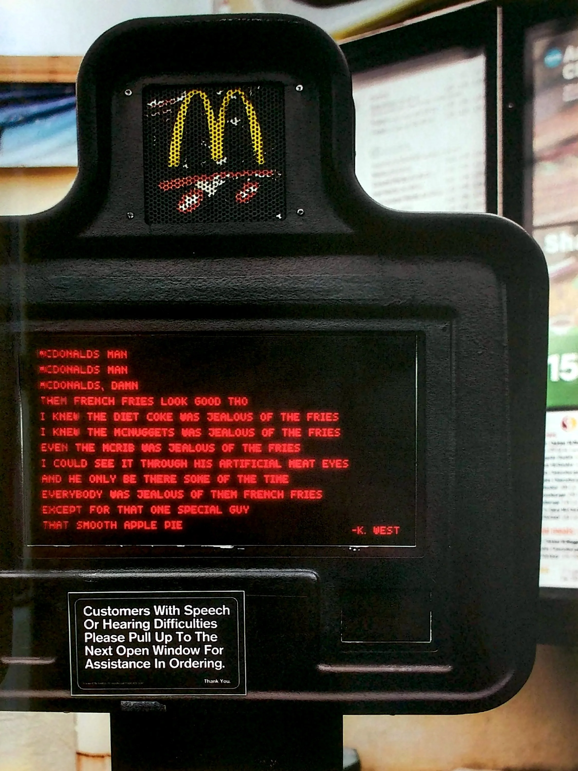 Kanye West shares poem about McDonald’s in Frank Ocean’s magazine