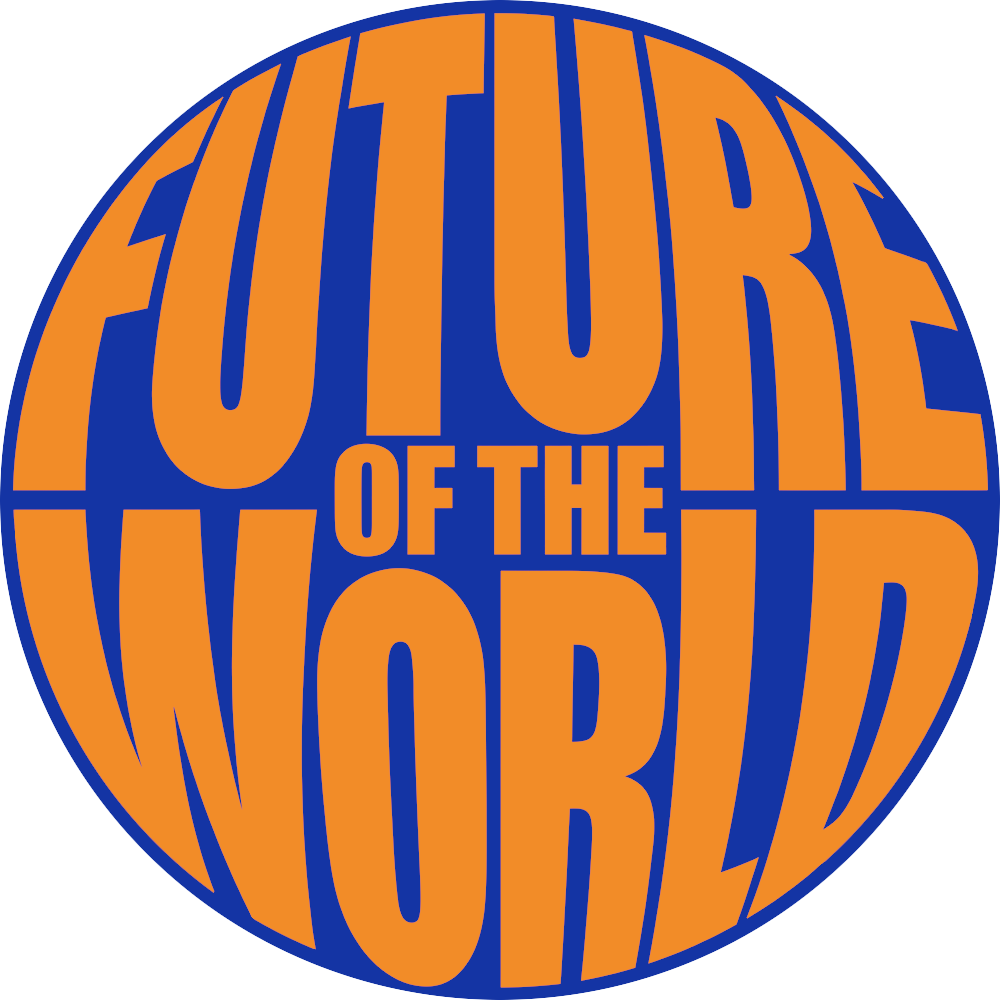 Blonded Frank Ocean Future of the World Logo Remake, Blue, Orange.png