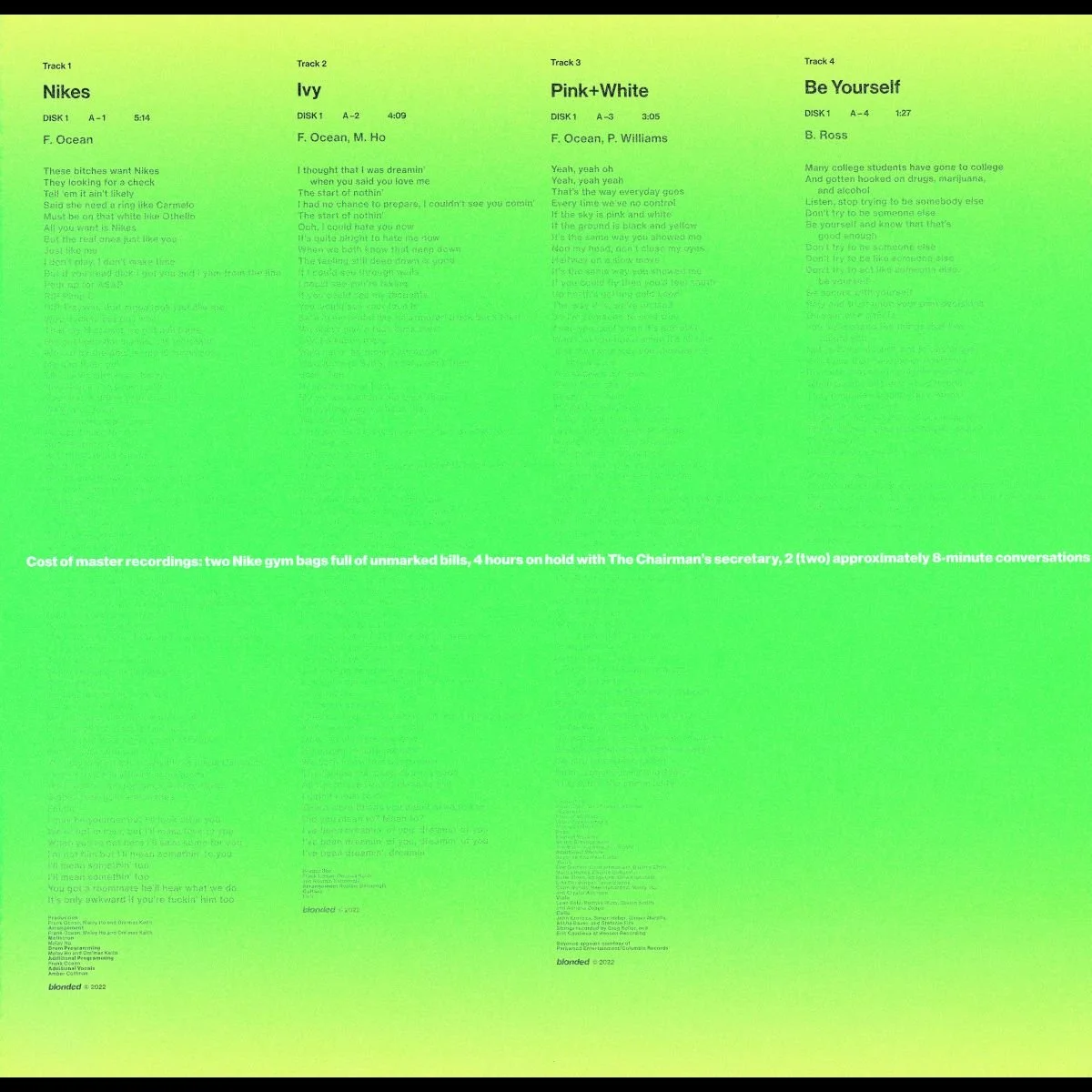 Blonde Lyrics Sheet Cost of Master Recordings - Page 1 contrast 100dpi 80q chroma quart sq.jpg
