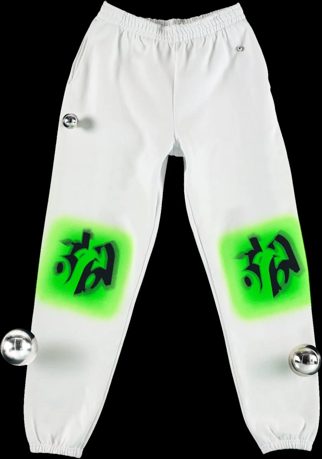 Acid Tab Sweatpants (White)
