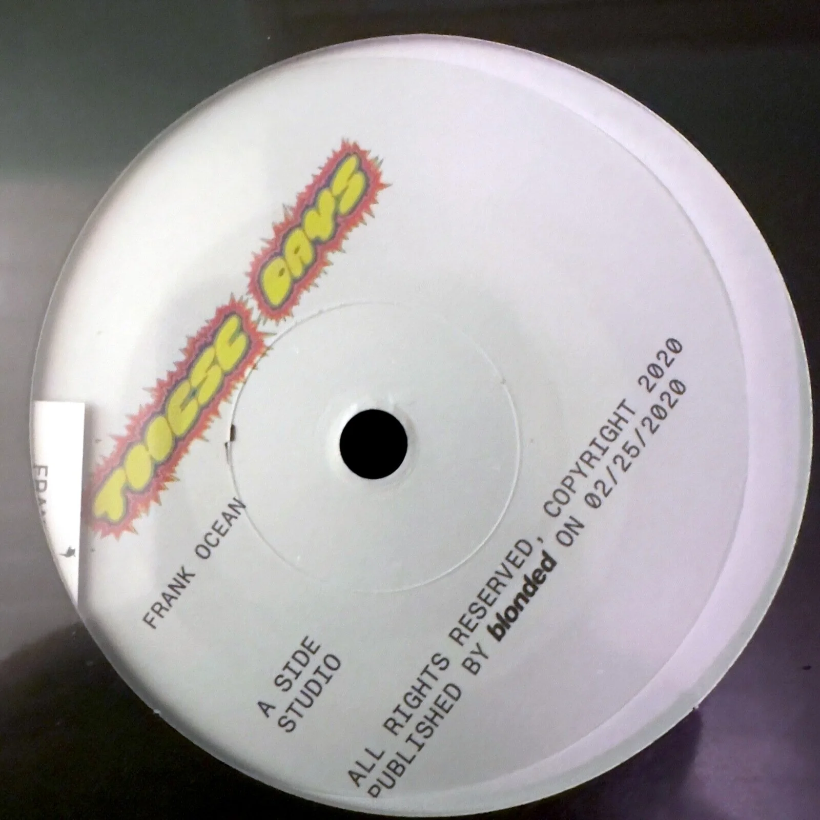 These Days 7” Vinyl (A Side)
