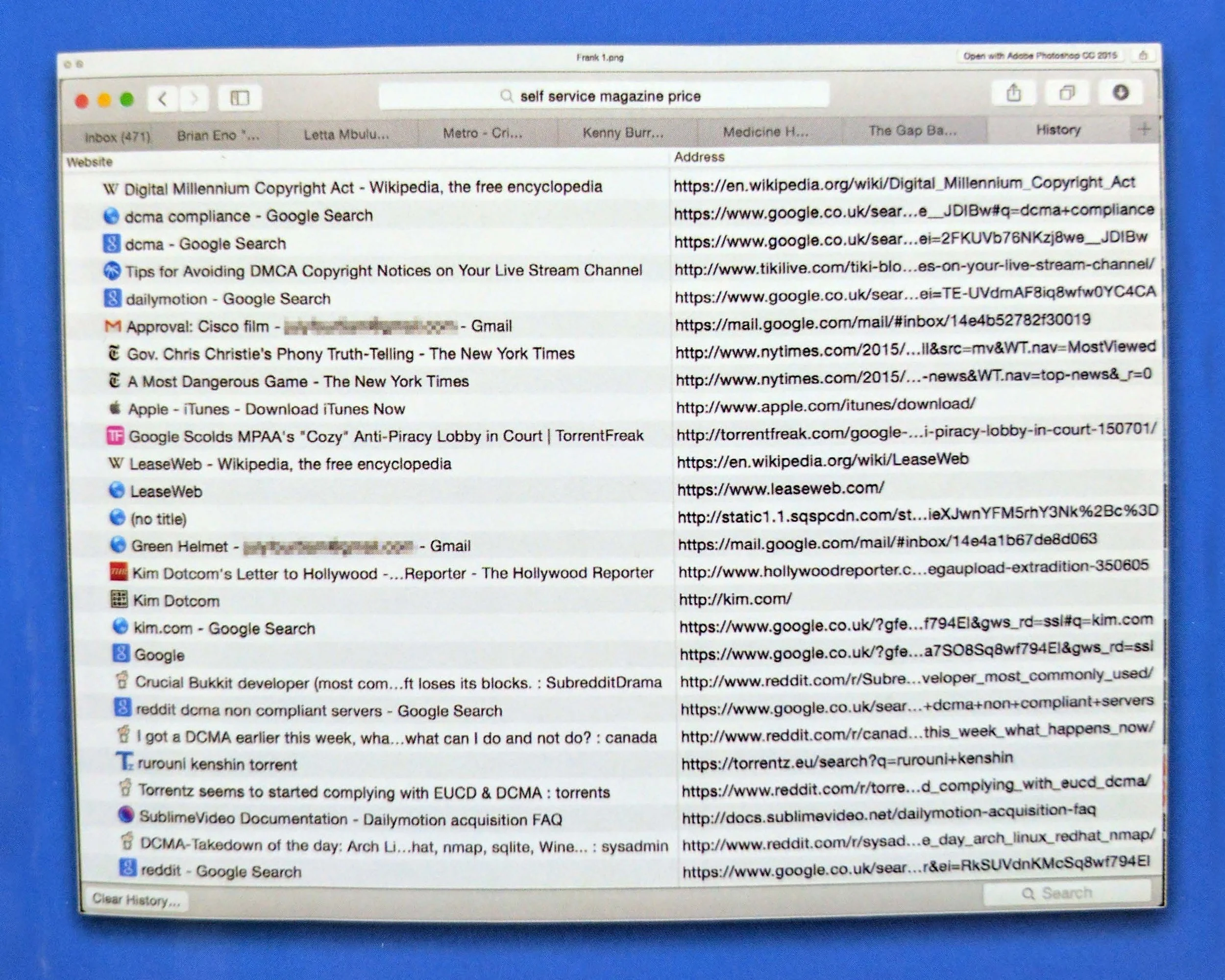 Various artists share their web browsing history in Frank Ocean’s zine