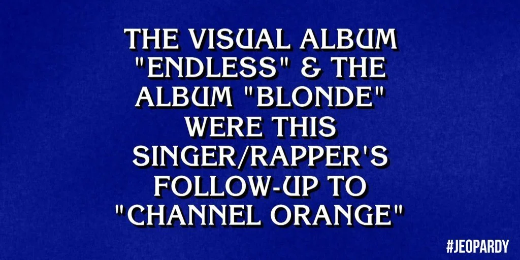 Frank Ocean featured on ‘Jeopardy!’ game show