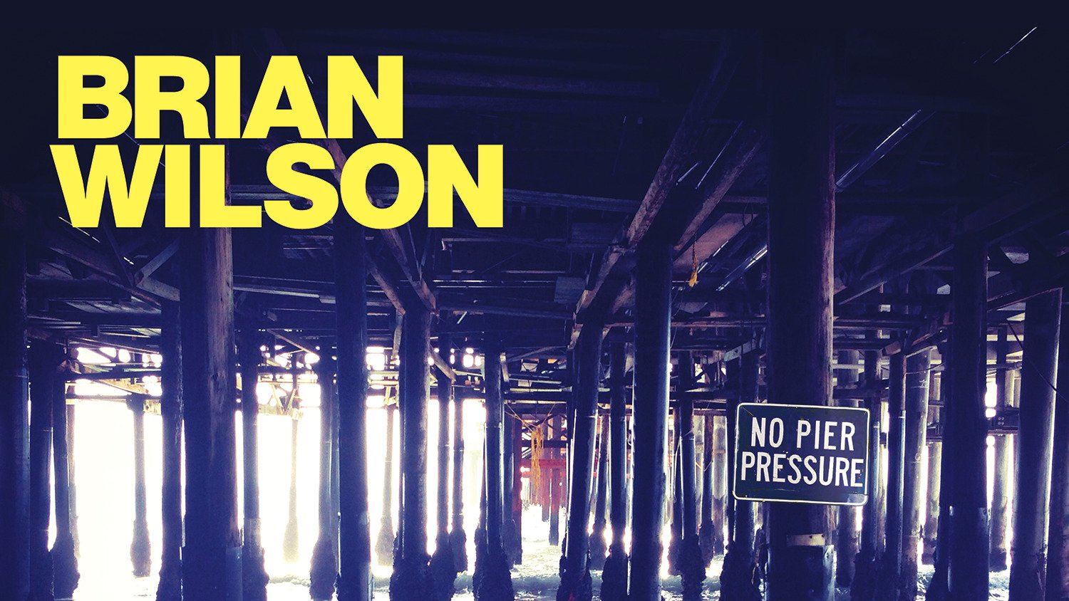 Photo of Brian Wilson's No Pier Pressure, album cover.