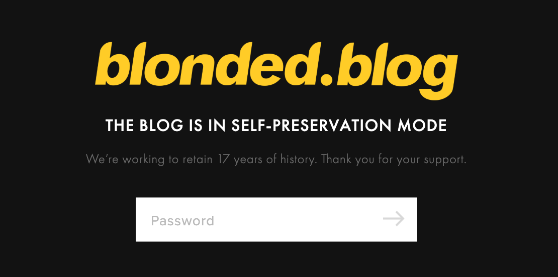 State of the Blog: Takedowns and the Future as It Stands