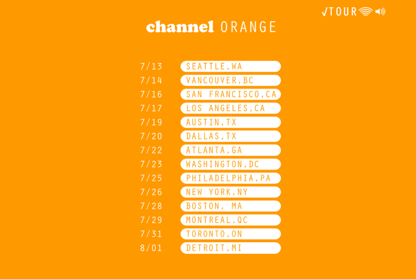 Frank Ocean announces ‘Channel Orange’ tour
