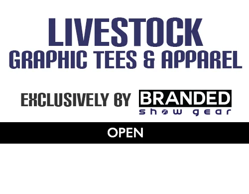 LIVESTOCK GRAPHIC TEES Exclusive graphic tees & apparel for the livestock industry, produced by us! Click here to shop now!