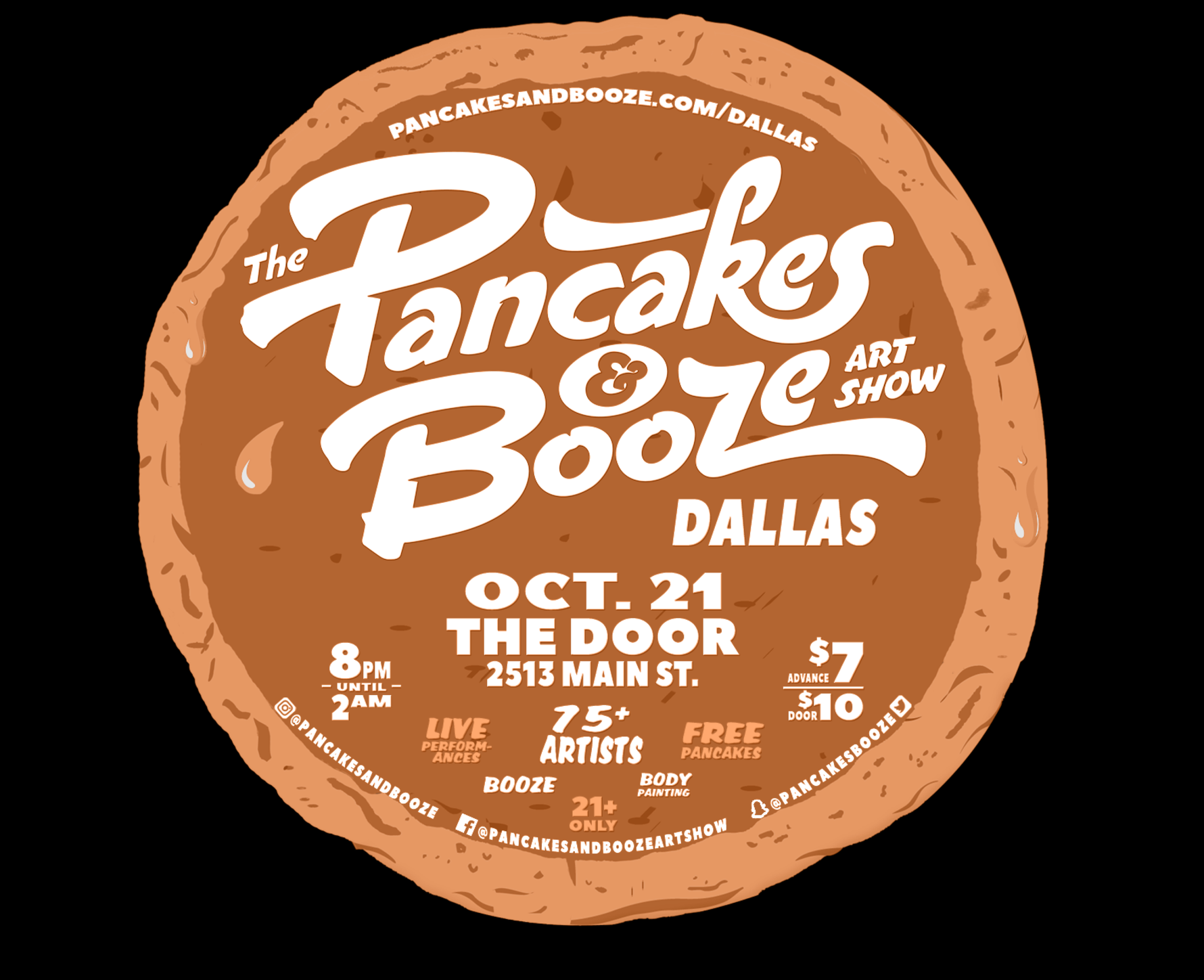 THE DALLAS PANCAKES & BOOZE ART SHOW