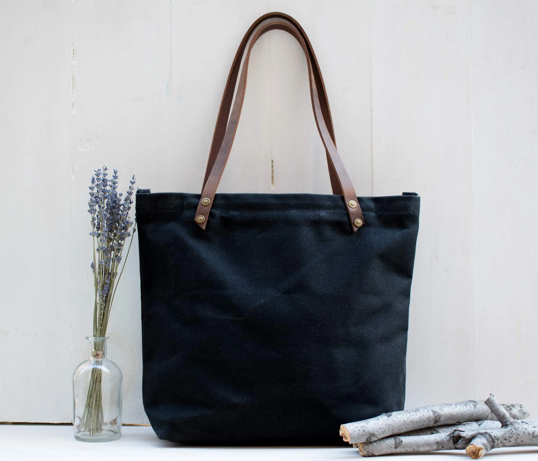 Michio Aluna Waxed Canvas Tote Bag