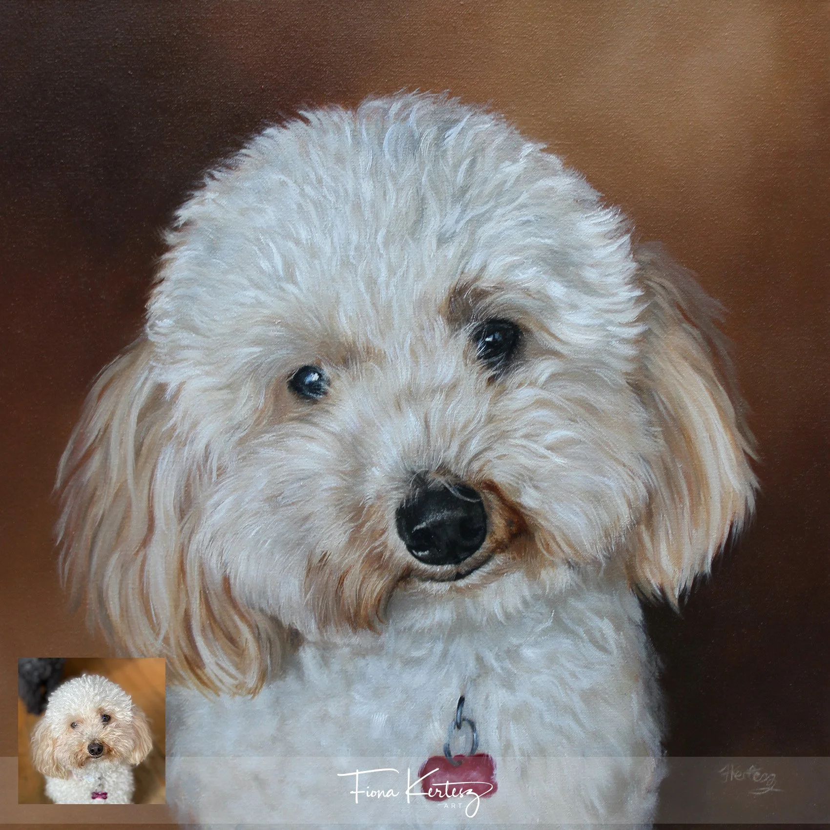 Rosie, 12 x 12"