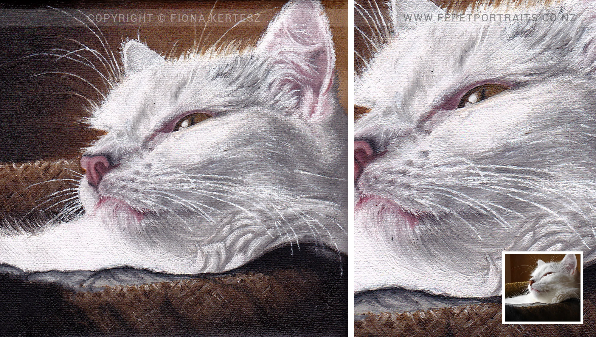 Lily, Oil on Linen, 4 x 4 inch