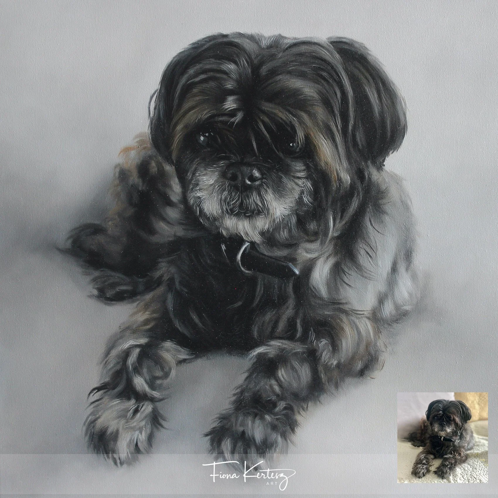 Lily, 16 x 16"