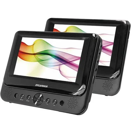 SYLVANIA 7'' DUAL SCREEN DVD PLAYER