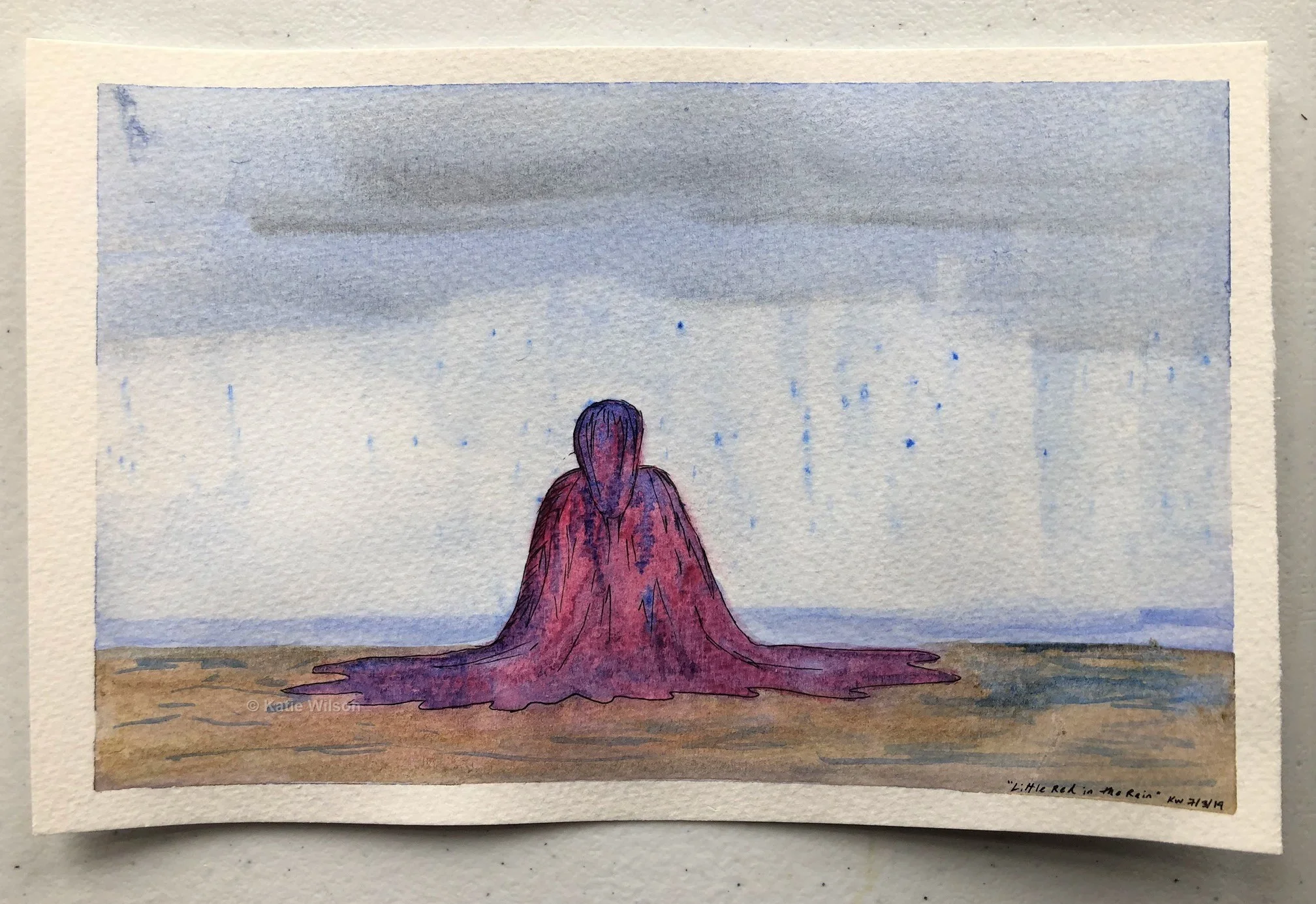 Little Red in the Rain