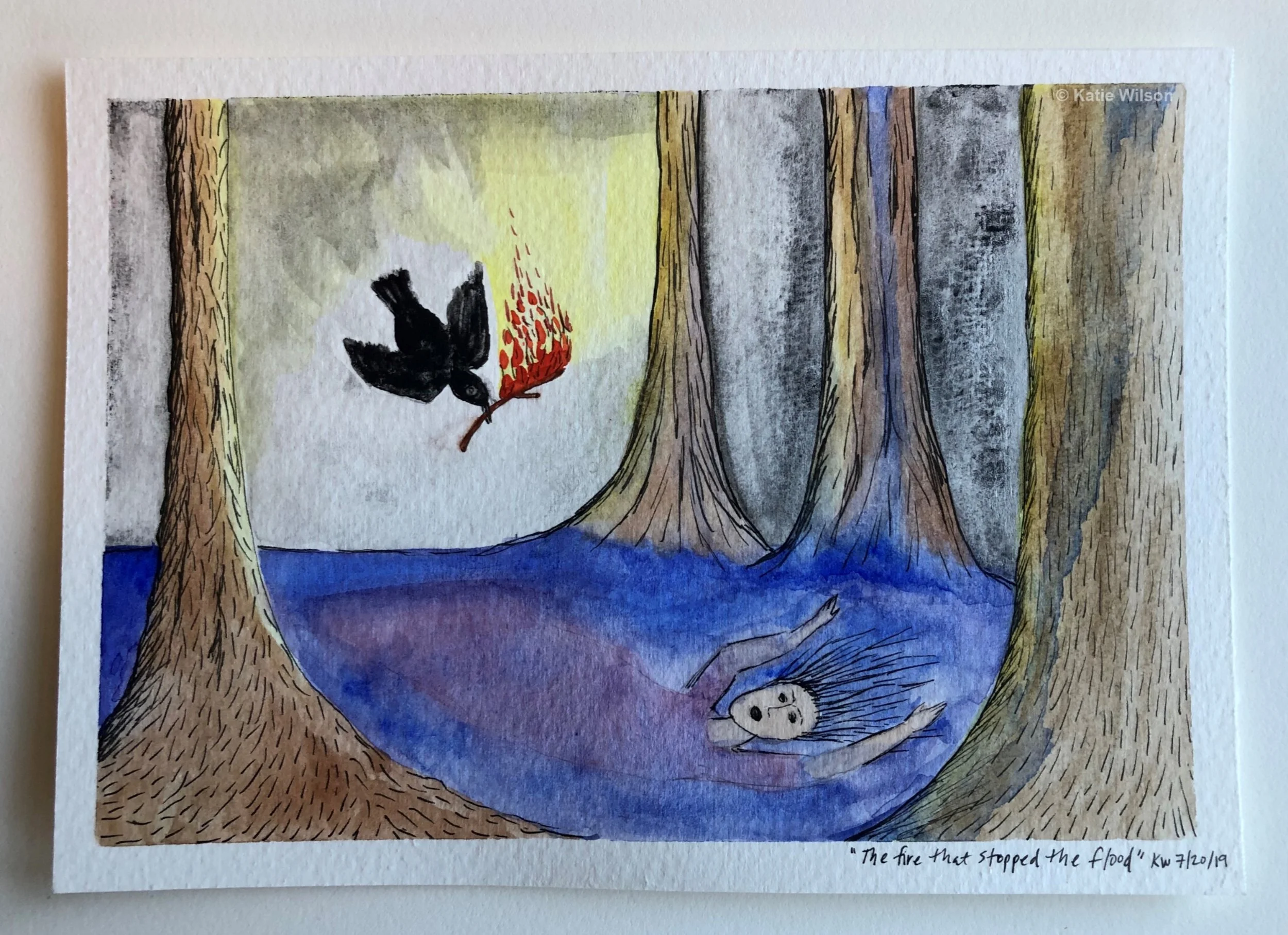 The Fire that Stopped the Flood