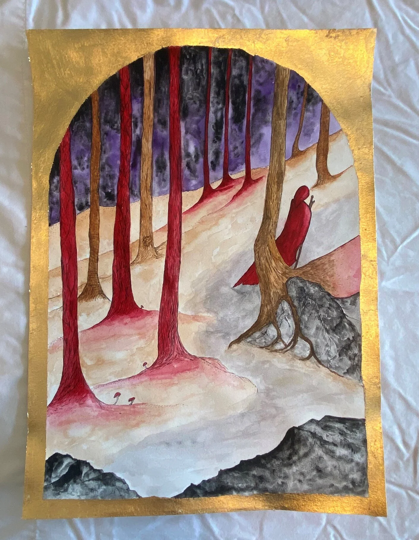 The Caretaker (left panel)