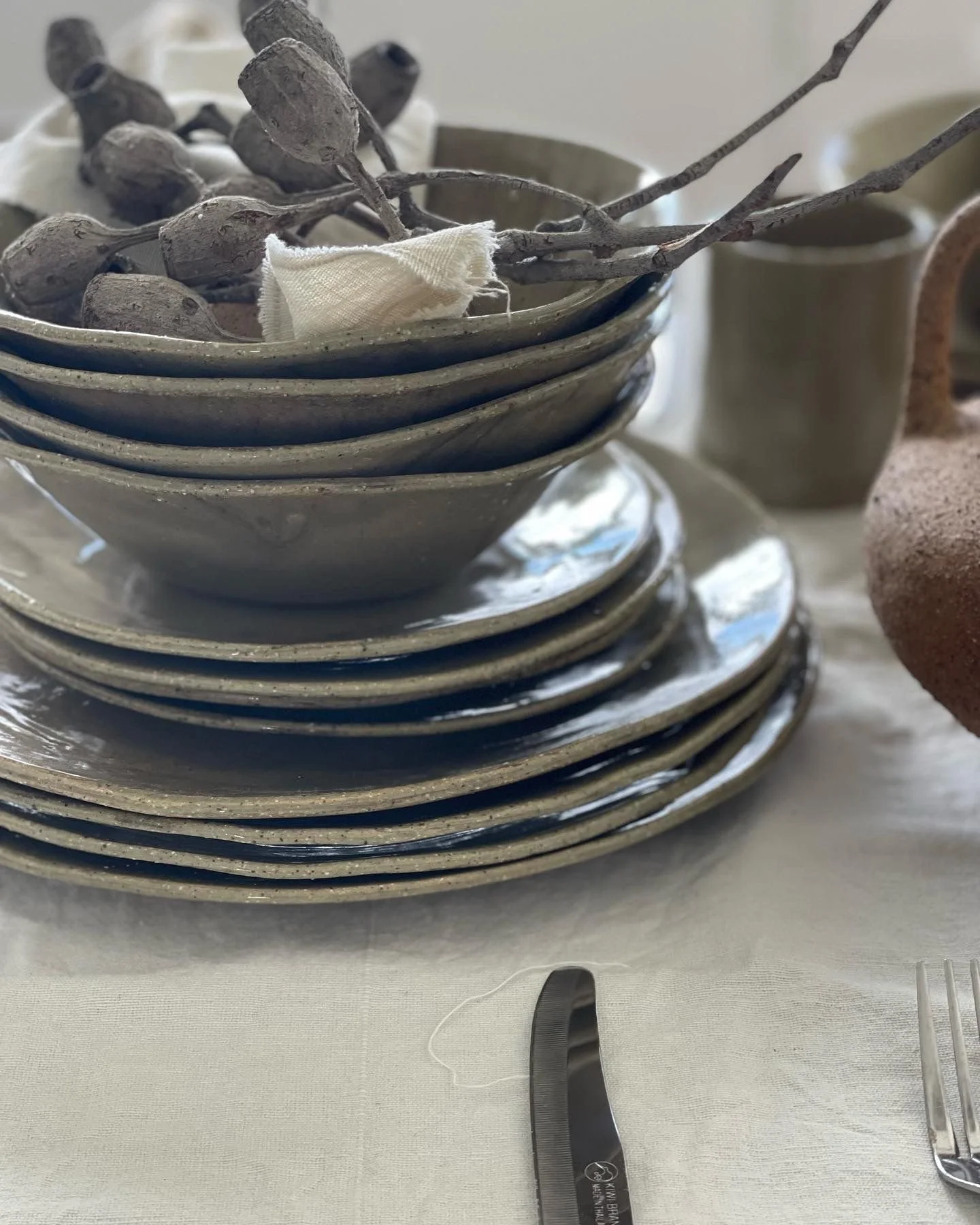 SIDE PLATE - OLIVE GREEN