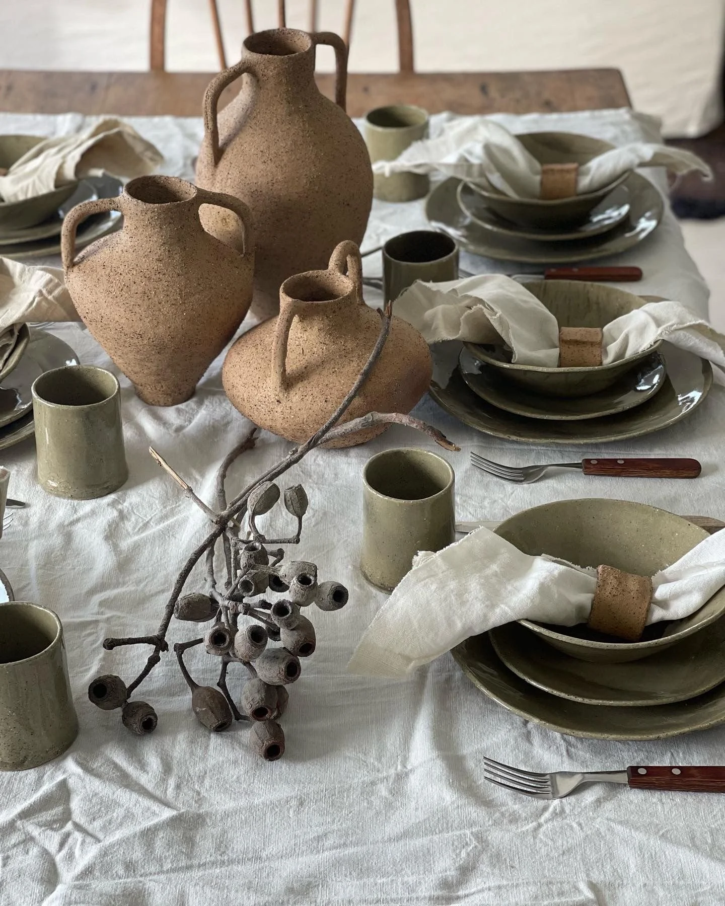 SOUP BOWL - OLIVE GREEN