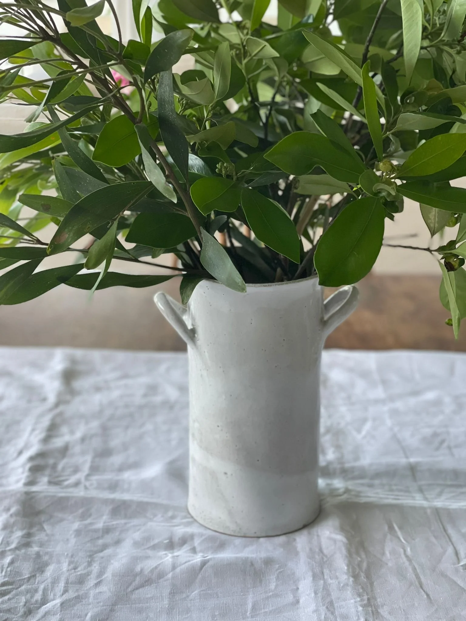 Pharmacy White Paris Vase