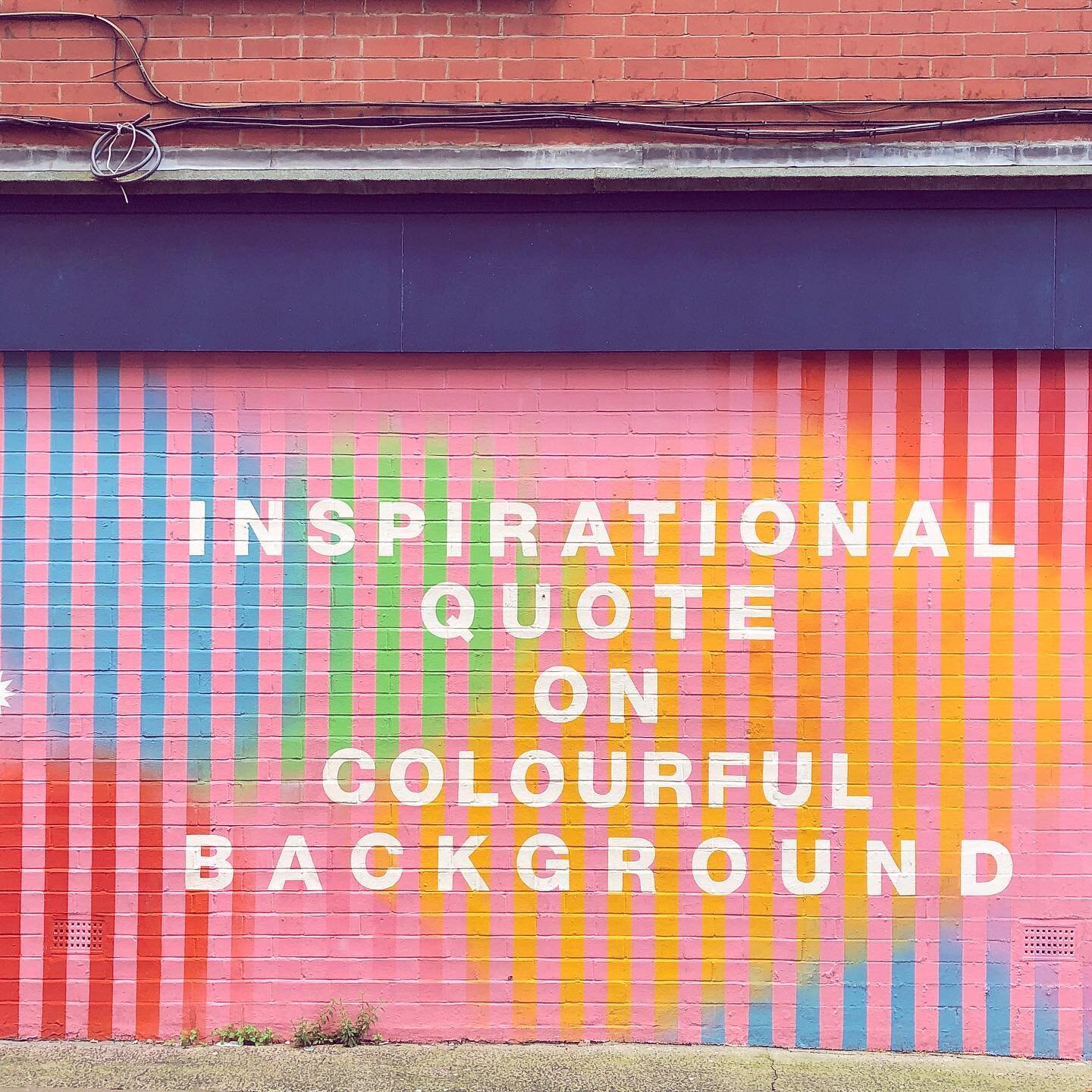 Fitting find in #manchester this week for #iwd2023 #embraceequity - inspirational quotes are one thing, but we need to do more than talk and be the change