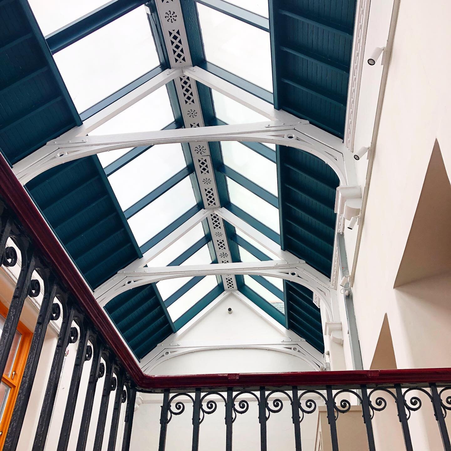 Never not happy to see this view // it reminds me to go with my gut (that blue, which was a gamble) and to not be scared to collaborate, ask questions and work with others to make beautiful, practical places // this ceiling means a lot to me, but it&