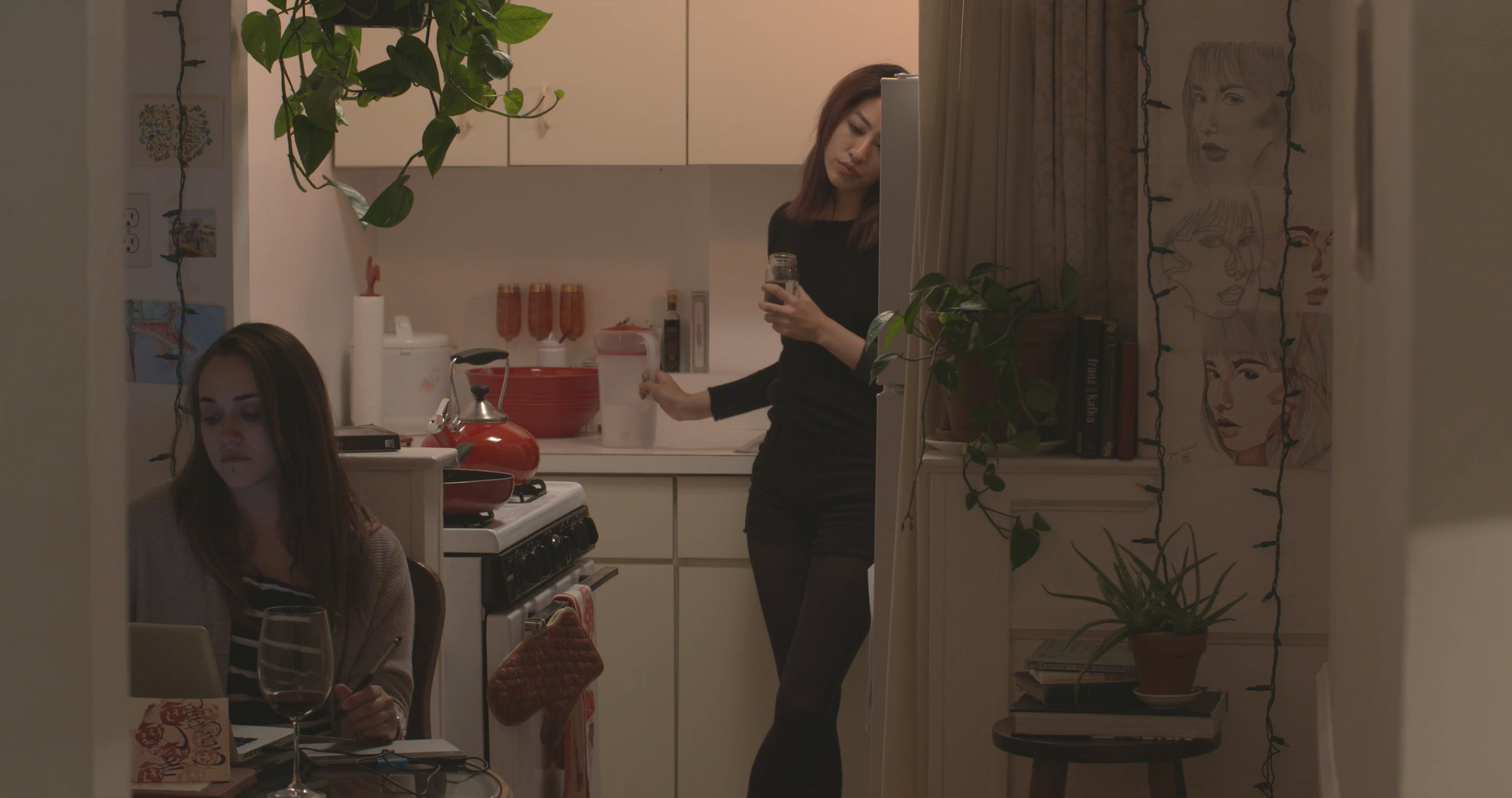 scene from caroline’s short film, ‘ us ’