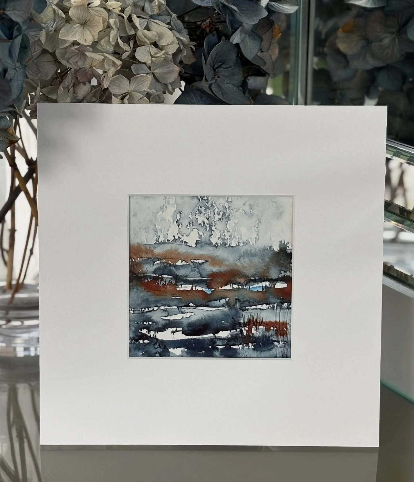 Hello everyone hope you&rsquo;re having a lovely day 😊

Please swipe through to see all four remaining originals from my mini collection The Quiet Turn - Ebb, Quiet Tide, Still Water and Golden Sand. The other three have already found new homes, so 