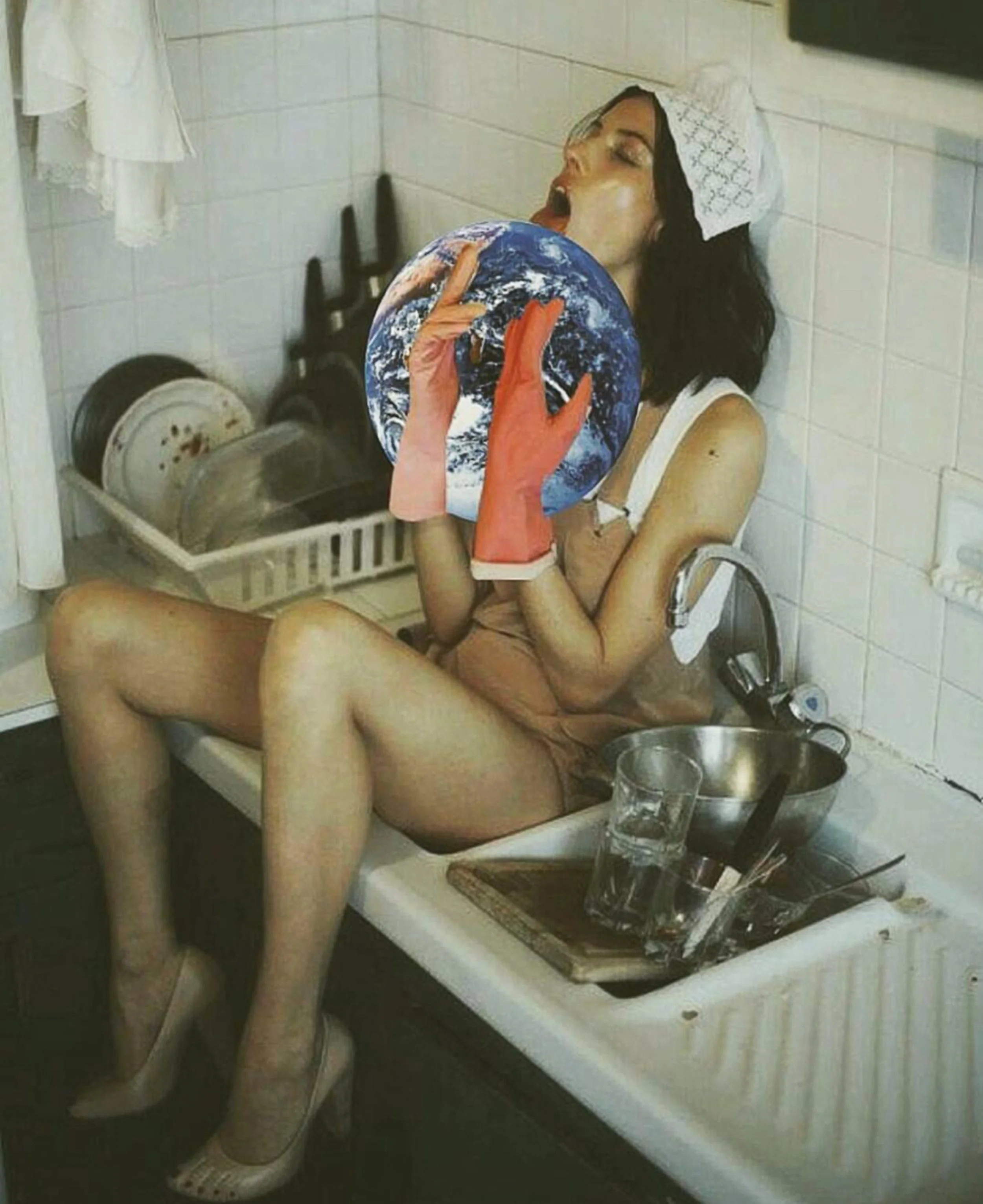 Crystals & Photoshop:  A Conversation with Collage Artist Sara Shakeel