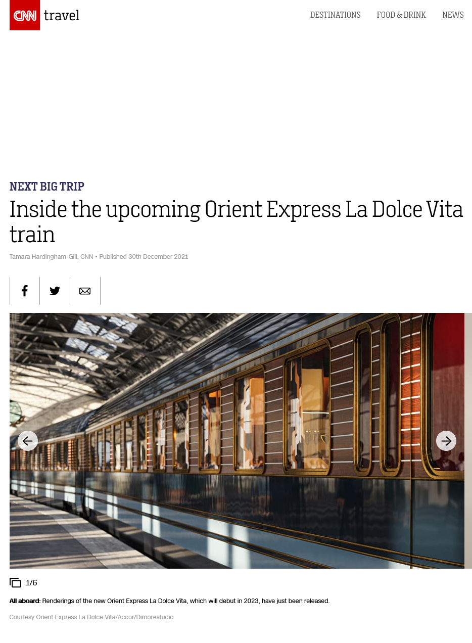 A GRAND RETURN TO ISTANBUL WITH ORIENT EXPRESS LA DOLCE VITA TRAIN 
