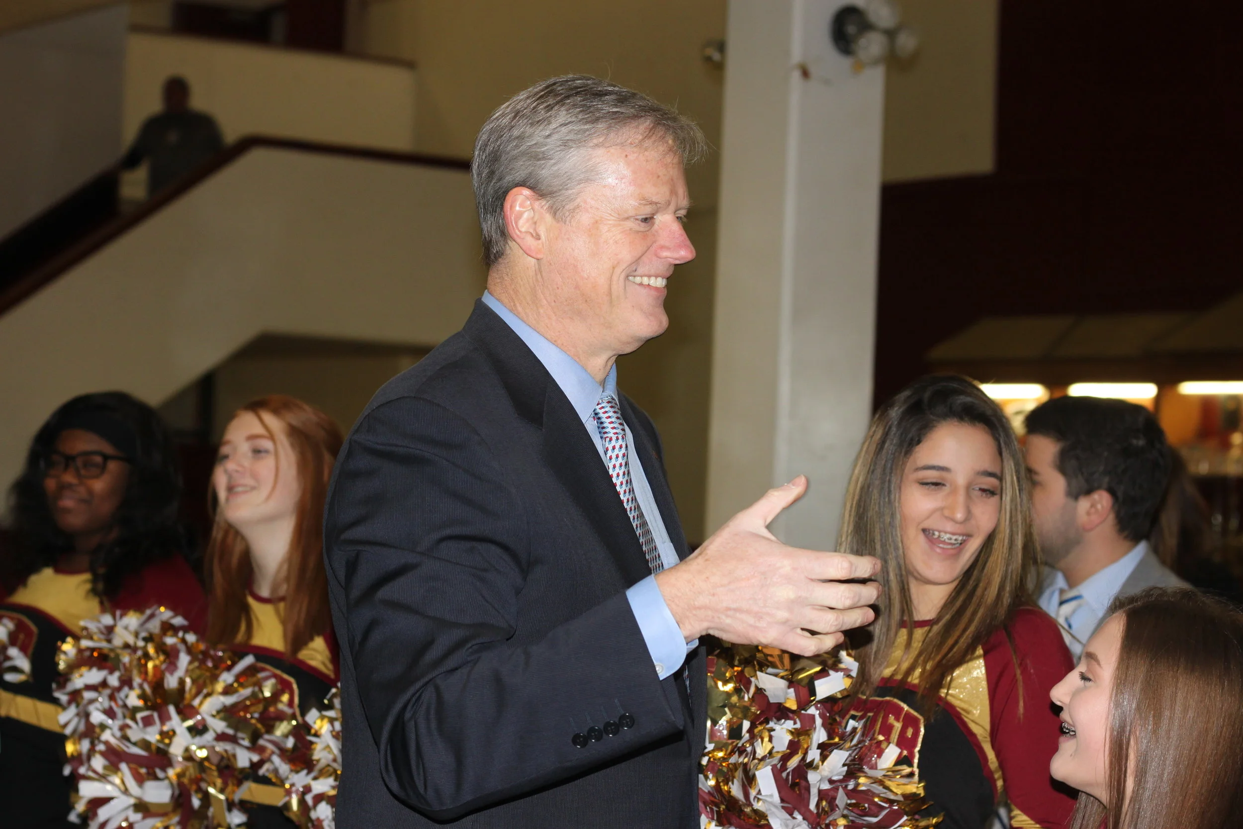 We rocked the house for Gov. Baker — Whittier Tech