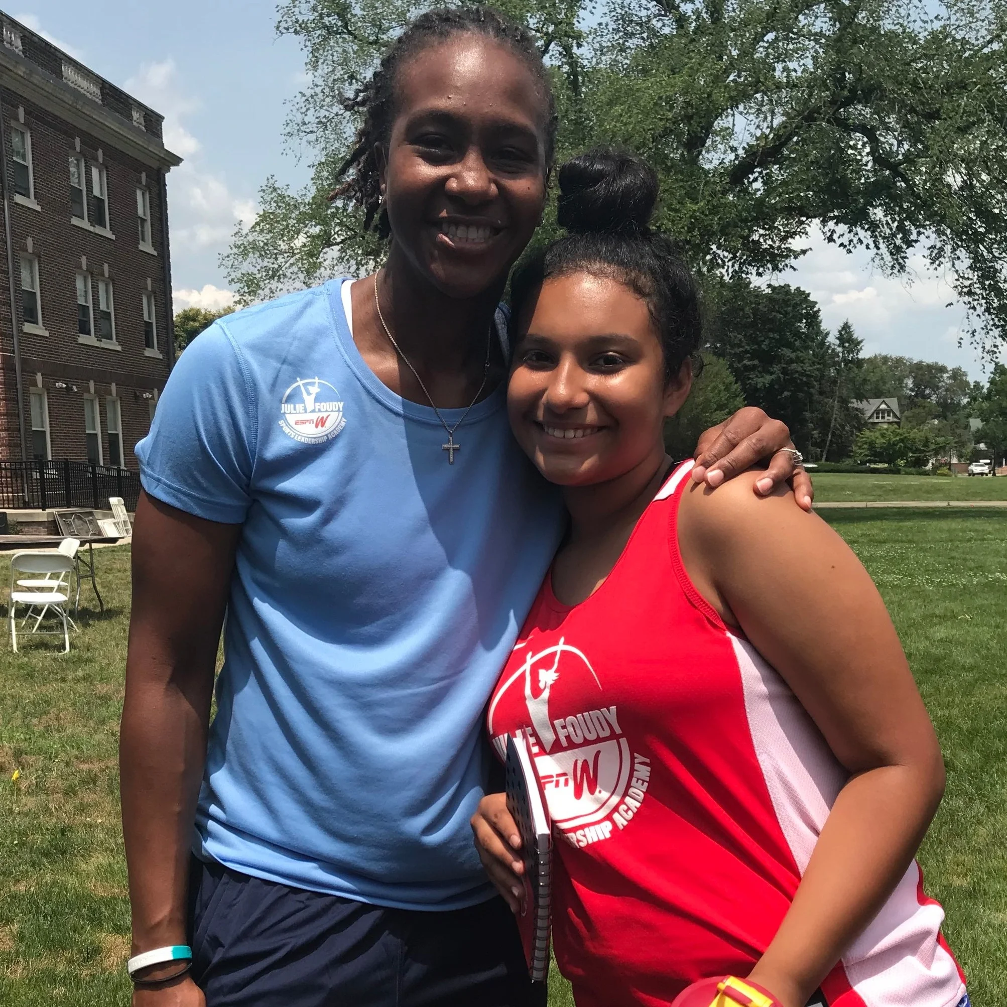 Hailey and Tamika Catchings