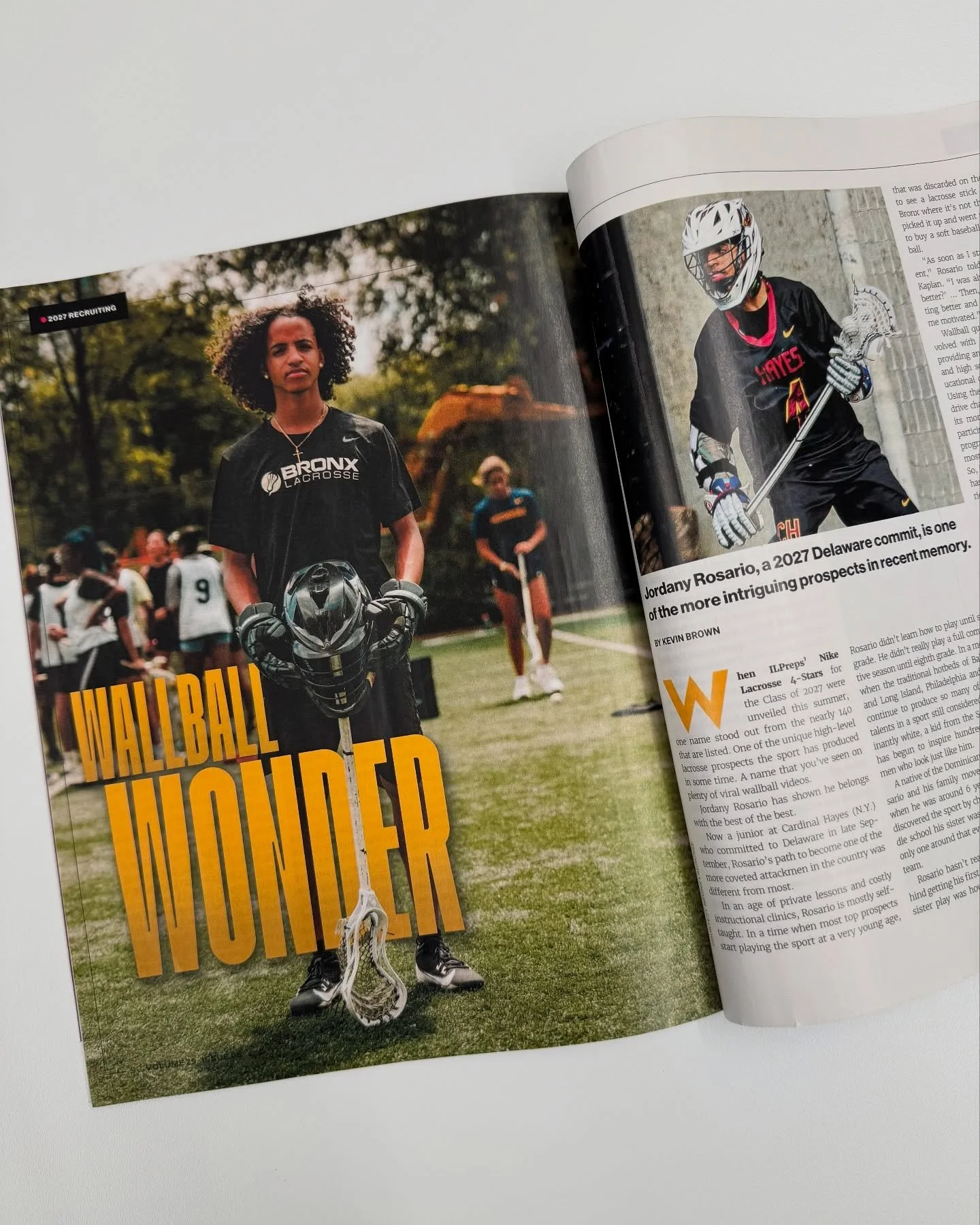 &ldquo;A rising tide lifts all boats&rdquo;

Jordany is the rising tide 🌊

A special moment to see him featured in the latest issue of @insidelacrosse Magazine